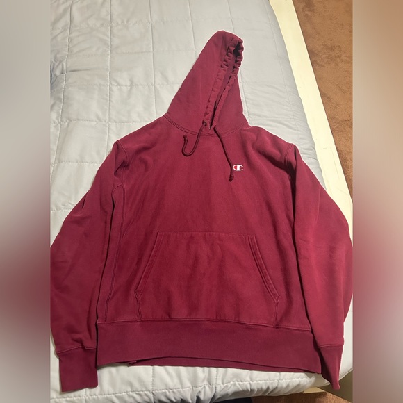 Champion reverse weave hoodie- Maroon - Picture 2 of 4